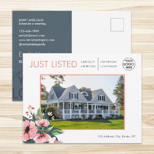 Blush Bloom Onlangs Aangeboden Gray Vastgoedmakela Briefkaart