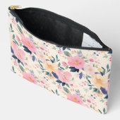 Blush & Bloom Romantische Bloemenpastel Roze Etui (Open)