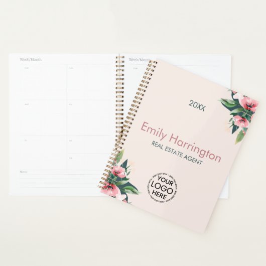 Blush Bloom Rose Makelaar Planner (Display)