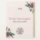 Blush Bloom Rose Makelaar Planner (Achterkant)