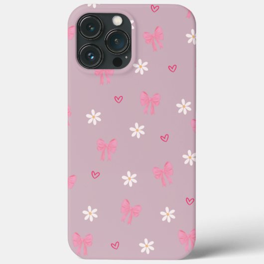 Blush Bloom - Schattigee Roze Bloemen Telefoonhoes Case-Mate iPhone Case (Achterkant)