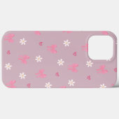 Blush Bloom - Schattigee Roze Bloemen Telefoonhoes Case-Mate iPhone Case (Achterkant (horizontaal))