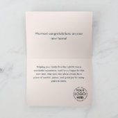 Blush Bloom Sluitingsdag Roos Makelaar Kaart (Binnen)