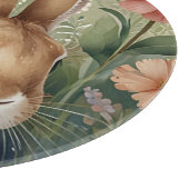 Blush Blooms en Bunny Dream Glassnijplank Snijplank (Hoek)