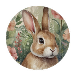 Blush Blooms en Bunny Dream Glassnijplank Snijplank