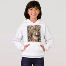 Blush Blooms en Bunny Dreams Hoodie