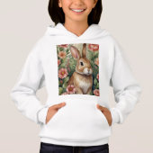 Blush Blooms en Bunny Dreams Hoodie (Voorkant)