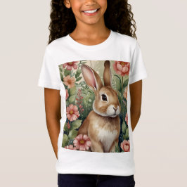 Blush Blooms en Bunny Dreams Kinder T-Shirt