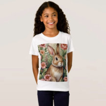 Blush Blooms en Bunny Dreams Kinder T-Shirt