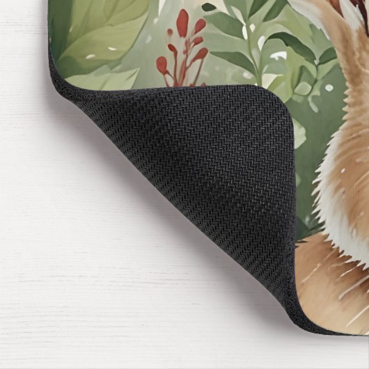 Blush Blooms en Bunny Dreams Mousepad Muismat (Hoek)