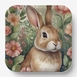 Blush Blooms en Bunny Dreams Papier Bord