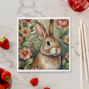 Blush Blooms en Bunny Dreams Papieren servet