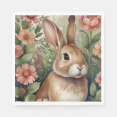 Blush Blooms en Bunny Dreams Papieren servet (Voorkant)