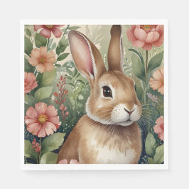 Blush Blooms en Bunny Dreams Papieren servet