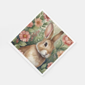 Blush Blooms en Bunny Dreams Papieren servet (Hoek)