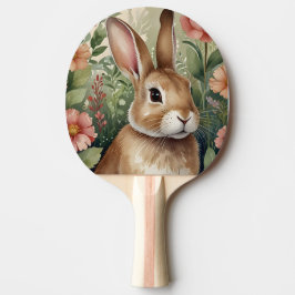 Blush Blooms en Bunny Dreams Ping Pong Paddle Tafeltennisbatje
