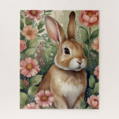 Blush Blooms en Bunny Dreams Puzzel Legpuzzel (Verticaal)
