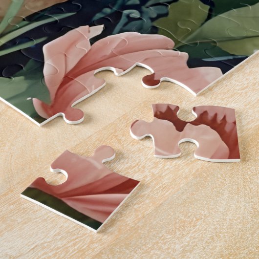 Blush Blooms en Bunny Dreams Puzzel Legpuzzel (Zijkant)