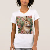 Blush Blooms en Bunny Droom T-Shirt (Voorkant)