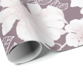 Blush blooms patroon cadeaupapier (Rol Hoek)