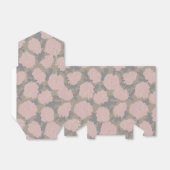 Blush Blooms, tropische Romance Bedankdoosjes (Uitgevouwen)