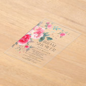 Blush Blossom Bridal Shower Uitnodiging (Laagn)