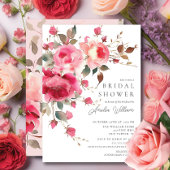 Blush Blossom Bridal Shower Uitnodiging