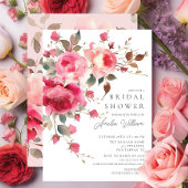Blush Blossom Bridal Shower Uitnodiging