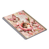 Blush Blossom Dreams Gepersonaliseerd Notitieboek (Rechterzijde)