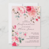 Blush Blossoms bevestiging Kaart (Voorkant)