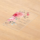 Blush Blossoms eerste communie uitnodiging (Laagn)