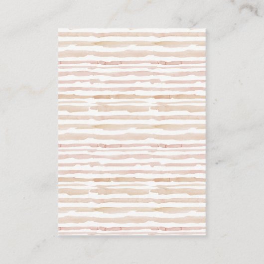 Blush Blue Cups Floral Diaper Baby shower Raffle Informatiekaartje (Achterkant)