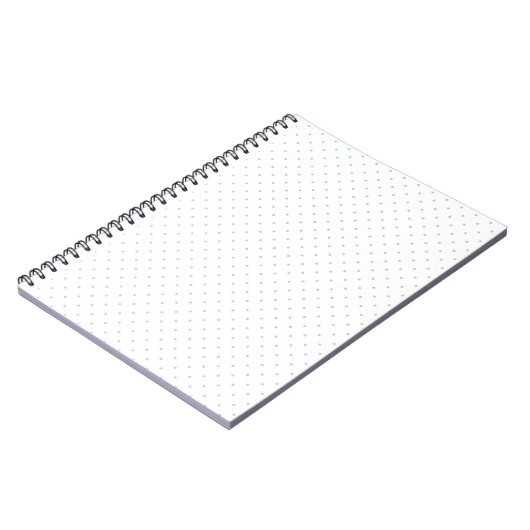 Blush Blue Polka Dots Notitieboek (Linkerzijde)