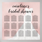 Blush Blush Blush Bridal Separatieschema Poster (Voorkant)