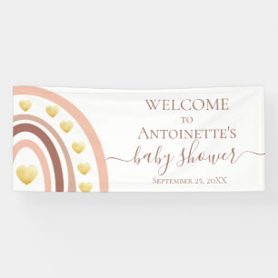 Blush Bohemen Rainbow-Baby shower Spandoek
