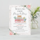 Blush Boho die Miss naar Mrs Vrijgezellenfeest bre Kaart (Staand voorkant)