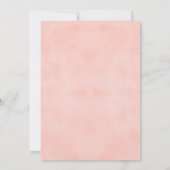 Blush Boho Floral Butterfly Kusjes Bedankt Card Kaart (Achterkant)