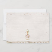 Blush Boho Floral Cowgirl 40e verjaardag Kaart (Achterkant)