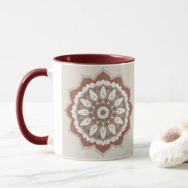 "Blush Boho Mandala | Elegante koffiemok" Mok