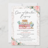 Blush Boho Ons avontuur begint met Vrijgezellenfee Kaart (Voorkant)