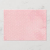 Blush Boho Tribal Woodland Diaper Raffle Informatiekaartje (Achterkant)