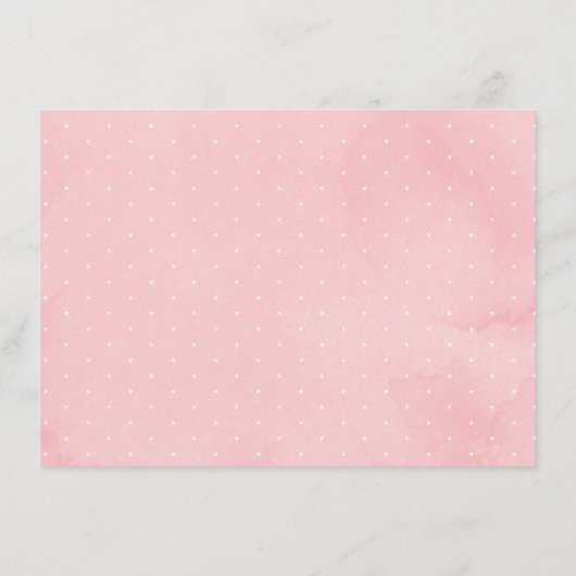 Blush Boho Tribal Woodland Diaper Raffle Informatiekaartje (Achterkant)