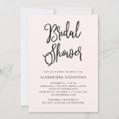 Blush Boho Waterverf | Vrijgezellenfeest Kaart (Voorkant)