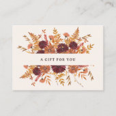 Blush Boho Wildflowers | Cadeaubon Kortingskaartje (Voorkant)