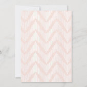 Blush Bold Typography Save the Date (Achterkant)