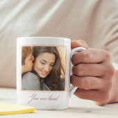 Blush Border Portrait Koffiemok