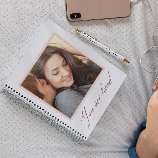 Blush Border Portrait Notitieboek