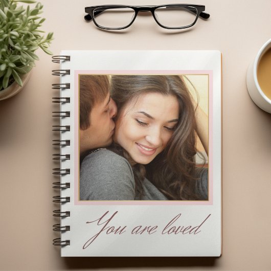 Blush Border Portrait Notitieboek