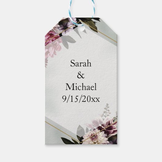 Blush Botanical Cadeaulabel (Voorkant)