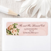 Blush Botanische Roos Etiket (Insitu)